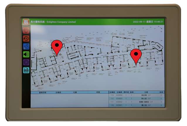 Enlighten EL-CDU-POE 10 inch Touch Display Nurse Station Smart Monitor